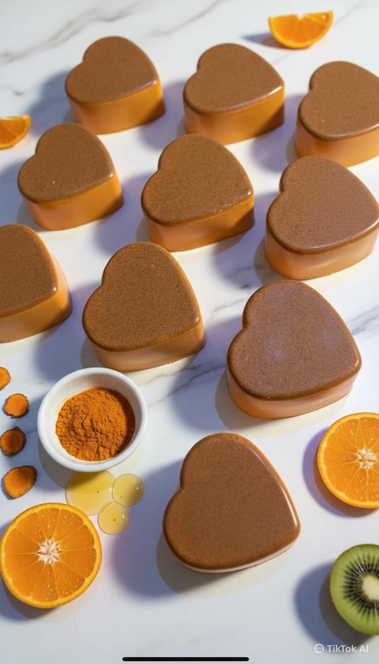 Jabón de cúrcuma y vitamina C.